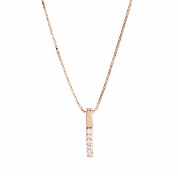 💫Insta crystal bar necklace - Picture 4 of 6